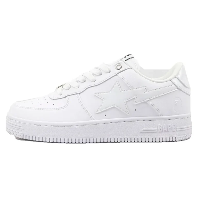 Bape STA Low White