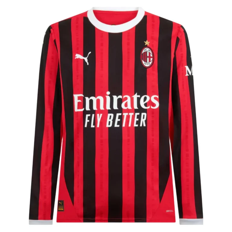 Camiseta AC Milan 24/25 1ª equipación manga larga