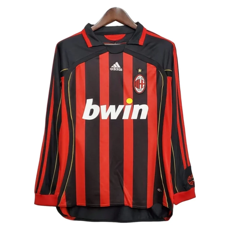 Camiseta retro AC Milan 06/07 1ª equipación manga larga