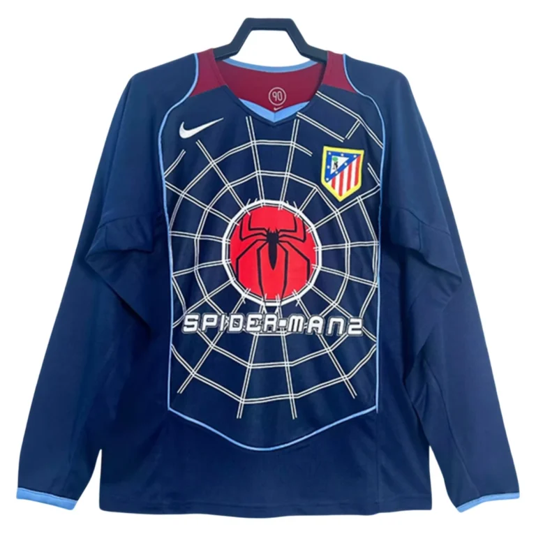 Camiseta retro Atlético de Madrid 04/05 SPIDERMAN 2ª Equipación manga larga