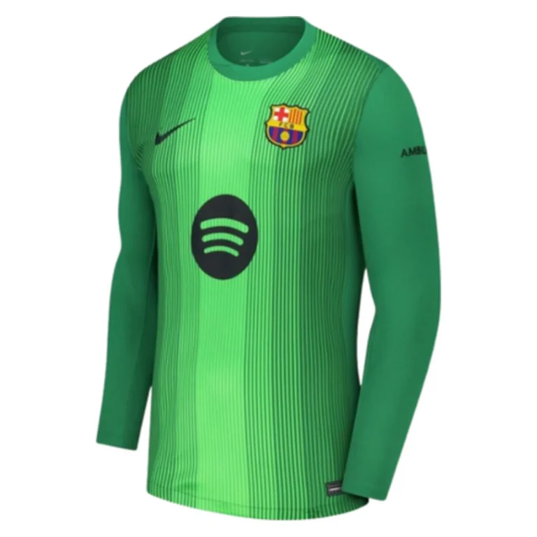FC Barcelona Equipación Portero 25-26 Verde Manga Larga