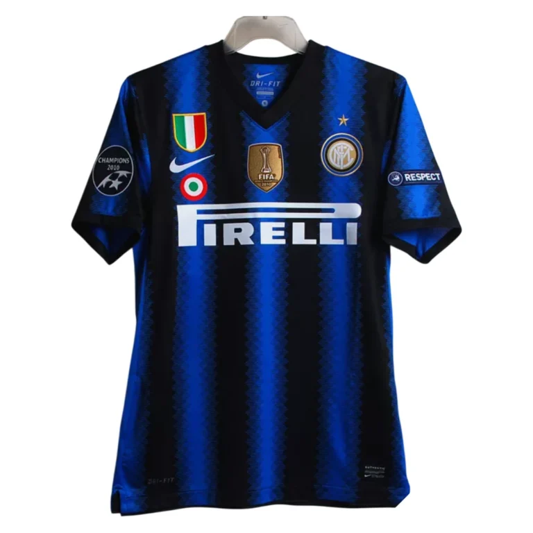 Retro Inter Milan 10/11 1ª equipación con parches de campeón