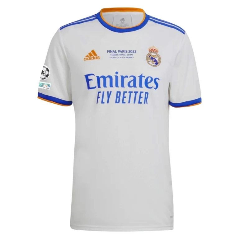 Retro Real Madrid 21/22 1ª Equipación – Edición Final Champions League